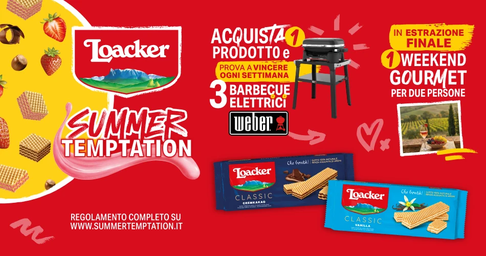Prodotti Loacker con link a homepage Loacker