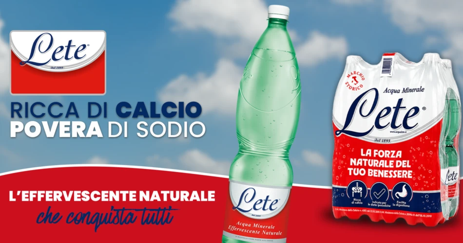 Acqua Lette con link a homepage Lete