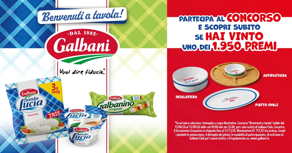 Prodotti Galbani con link a homepage Sisa