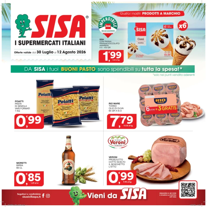 Copertina del volantino