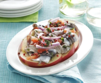Alici marinate sulle mele