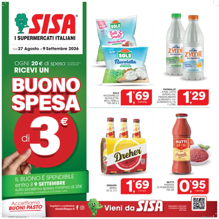 Copertina del volantino