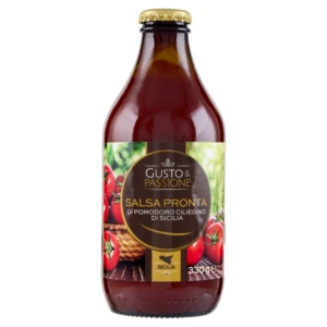 Gusto & Passione Salsa Pronta di Pomodoro Ciliegino di Sicilia 330 g