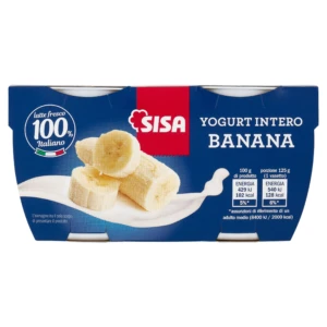 Sisa Yogurt Intero Banana 2 x 125 g