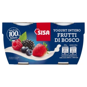 Sisa Yogurt Intero Frutti di Bosco 2 x 125 g