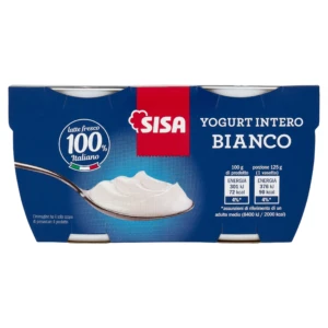 Sisa Yogurt Intero Bianco 2 x 125 g