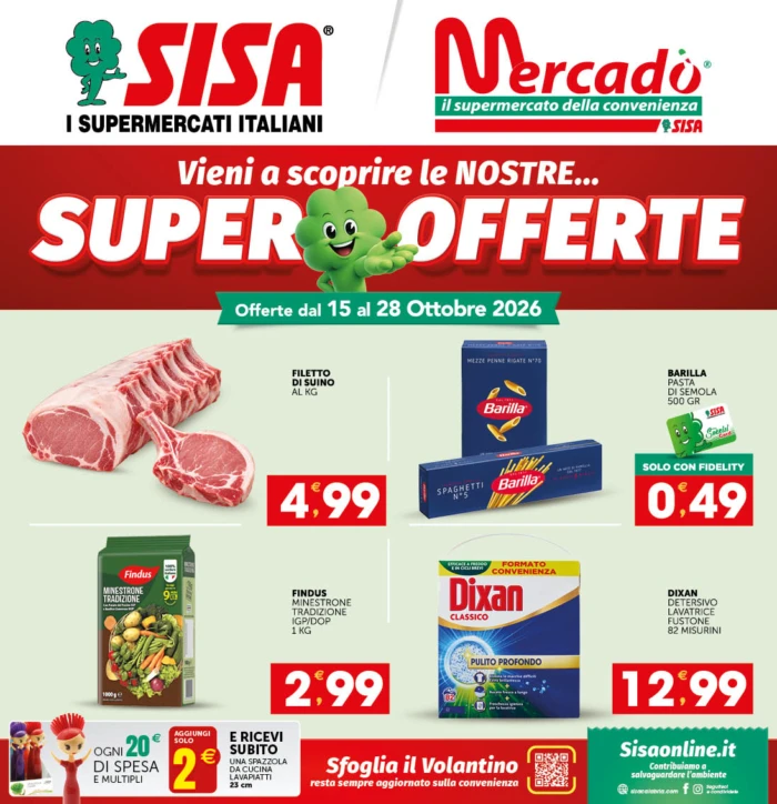 Copertina del volantino